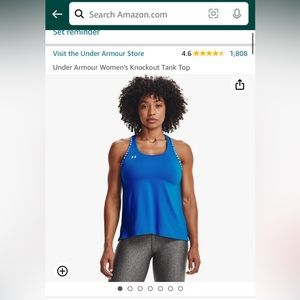 Under Armour women’s knockout tank top size XS